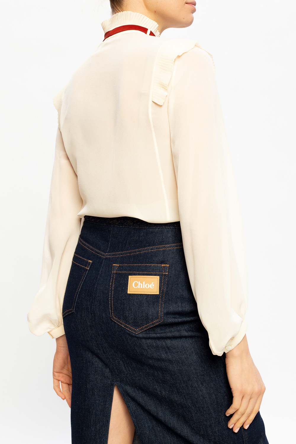 Chloé Self-tie shirt